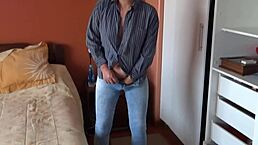 my beautiful stepmother gets so turned on, touching herself on hidden camera