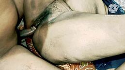 Watch this desi ass get fucked hard in doggystyle until cum fills her mouth!