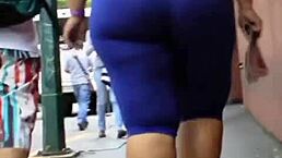 venezolana bbw shows off massive curvy ass