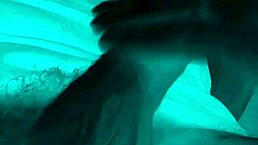 husband leaves wife with friend for beer, friend tricks her into big cock action