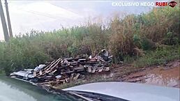 I fuck a black guy with giant cock in front of my cuckold cop husband.