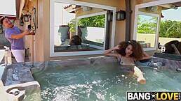 What happens when Cecilia Lion spies on this hottie?