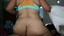 Raw fucking with wife's big tit friend and big black cock.