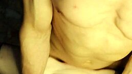 hot bodybuilder stud uses toys on beautiful babe in quickie