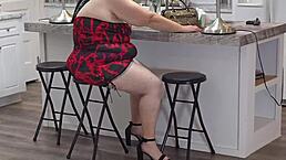 Oops, brought home stranger, got creampie in pussy… almost busted by husband!