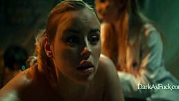 demon squirts milk in nurse's mouth during rough hospital sex