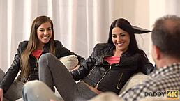 Daddy4k old and young FFM trio behind big mom's back. Want to join?