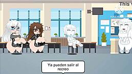 Me and my best friend pounded by huge cock in Gacha Club!