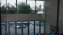 MILF seduces girlfriend with strapon, then tribbing 😏