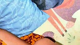 Young mom in yellow dress fucked while milking breasts