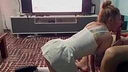 argentina milf takes trio cock in ass