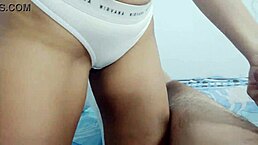 Stunning Stepsister Sucks and Rides Stepbrother’s Cock Hard!