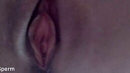 Amateur Babe Masturbates Pink Pussy While Her Stepdad Is In The Next Room With Friends - Solo Masturbation And Real Female Orgasm