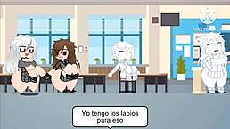 Me and my best friend pounded by huge cock in Gacha Club!