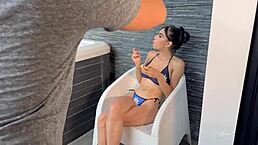 businessman globetrotting to bang the most stunning skinny women with big asses