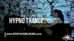 Sissy Bimbo Enters Hypnosis Trance In German