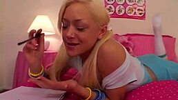 Lil Lexy Fingers Her Tight Pussy in Hot Solo Scene