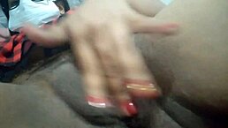 delicious young latina schoolgirl shows creamy insides, aching for release