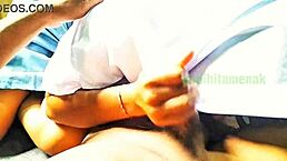 indonesian couple shares steamy cumshot moments in compilation