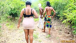 i fucked this bbw babe in the bush, her big tits squirting hard