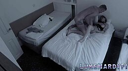 Skanky British pornstar engages in hardcore fucking and blowjobs.