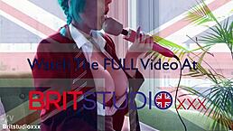 hot british alt college student plays with her pussy until she cums