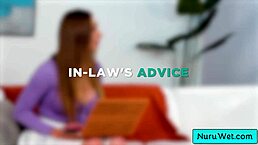 Look at this stunning blonde masseuse with big natural boobs doing wet nuru!