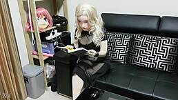 哇，1mm橡胶面具束缚玩法！