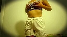 i leaked my sex video as mexican latina actress milet, showing intimate fingering and masturbation at 18-19 years old