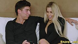 I, Miss Naughty, am flaunting my hook-up appeal as a horny housewife garglin man meat in the kitchen, enjoyin the hottest xxx porn