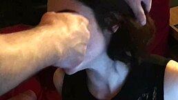 Cum Running Down My Face After Sex