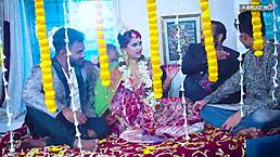 indian wife experiences her first suhagarat with multiple husbands in a full movie