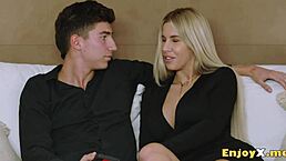 I, Miss Naughty, am flaunting my hook-up appeal as a horny housewife garglin man meat in the kitchen, enjoyin the hottest xxx porn