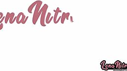 Lenanitro sucks her foot during deepthroat 😏