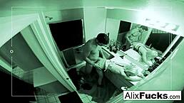 alix pounded hard in cramped bathroom. so intense!