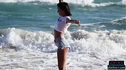 Petite 18+ Ukrainian Models Ariel and Sofi Ka Strip Naked Outdoors