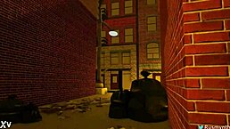 i explore the melstead alleyway in the anime