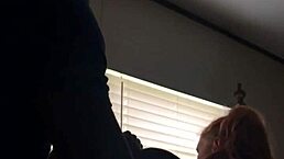 In this intense scene, a woman bends over for doggy style with a big black cock, then gives head.