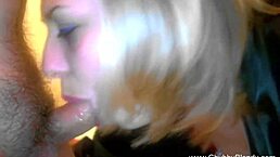 This shimmering blonde italiano blowjob is so hot! 🔥