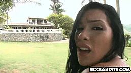 this brazilian latina with big tits and ass is a total freak