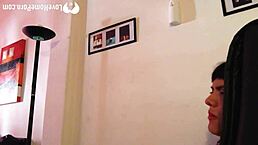 Naughty babysitter teases stunning body on webcam 😏