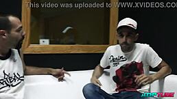 She loves sucking cocks in deepthroat for the first time.