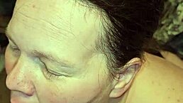 Milf With Big Tits Gets Pissing In Her Mouth