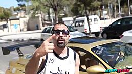 She loves sucking cocks in deepthroat for the first time.