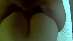 quick fuck leaves big load on wife's ass in hotel