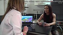 Two girls, Angela and Melany, share one cock in Paris.