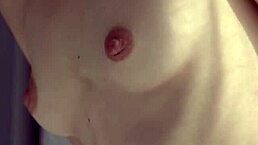 all natural brunette milf model sofi ka poses in hot clothes with petite 18+ tits