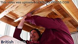 Ebony stepteen 18+ interacts with milf in family roleplay scenario