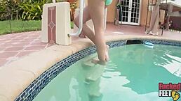 foot job with natalie heart milking philly johns cock