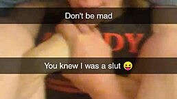 Skinny Cheating Girlfriend Gets Creampie Revenge on Snapchat!